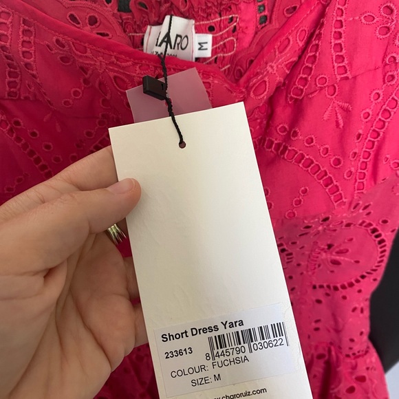 NWT Charo Ruiz Yara Dress in Fuchsia - Picture 8 of 9